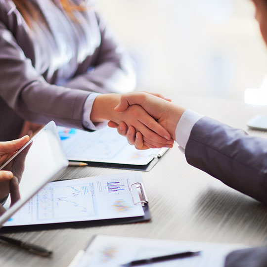 Business people shaking hands Business people shaking hands